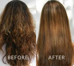 Brazilian hair straightening'