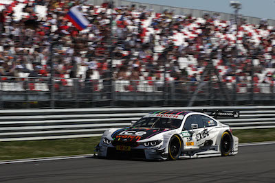 Wittmann in Exide-Branded BMW