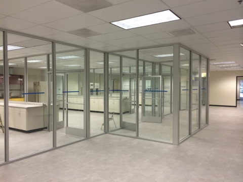 glass cubicles and partitions'