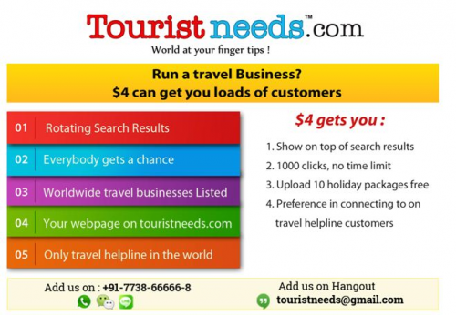 Do you run a travel business ? Just $4 can get you loads of'