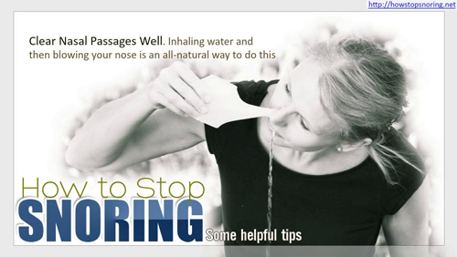 Treatment for Snoring'