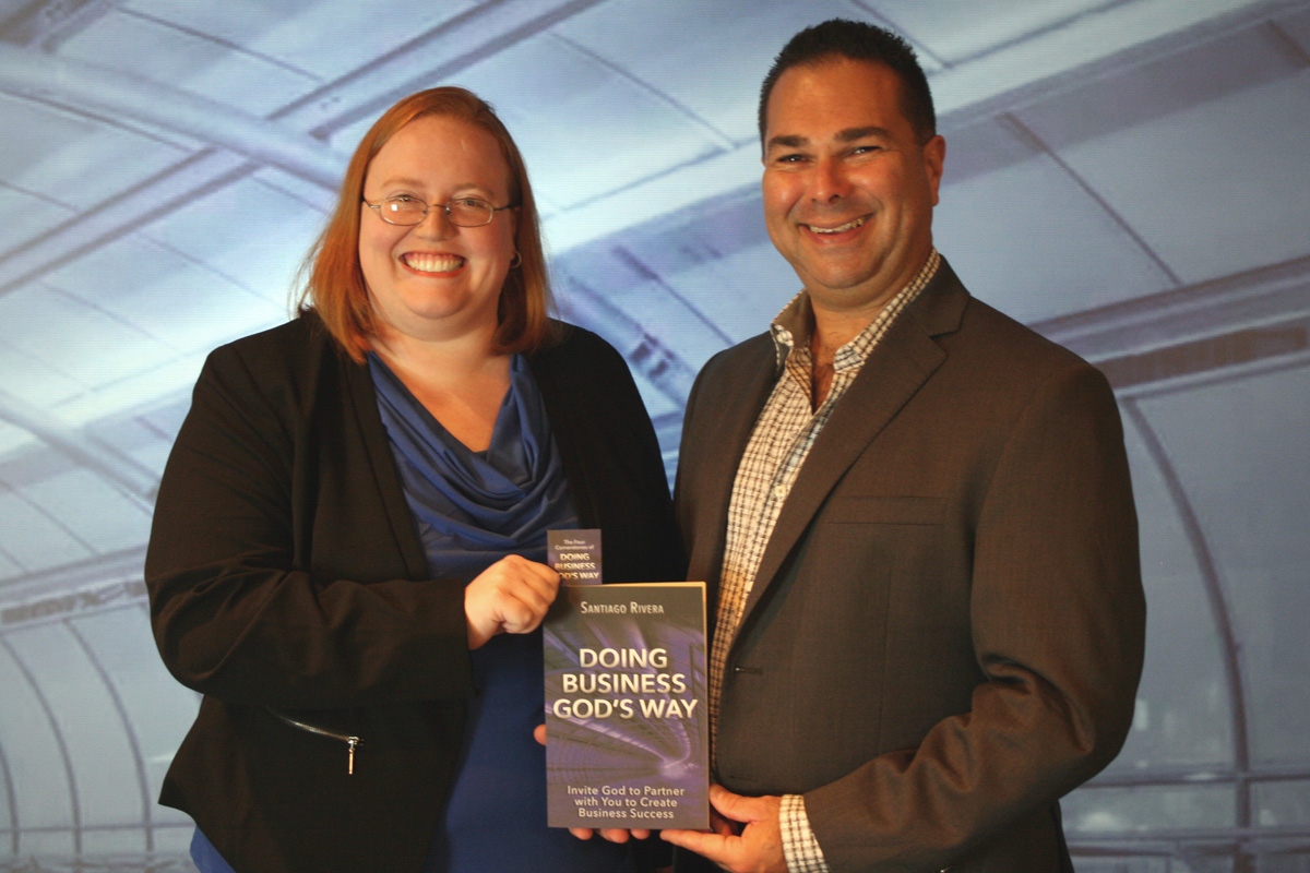 Angie Mroczka and Santiago Rivera'