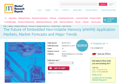 The Future of Embedded Non-Volatile Memory'