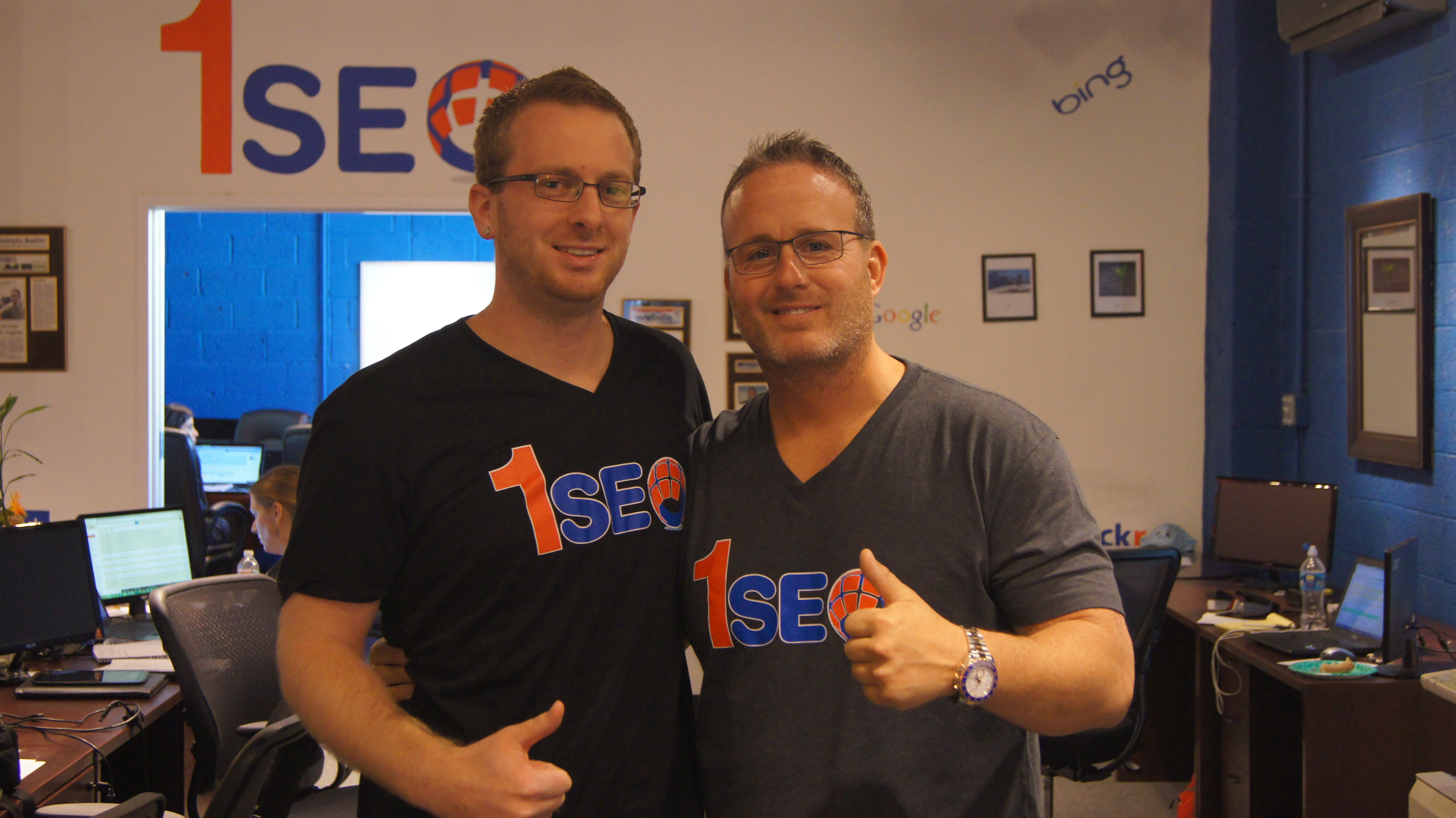 Nick Quirk (left) with President Lance Bachmann