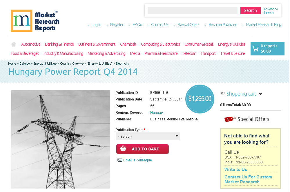 Hungary Power Report Q4 2014'