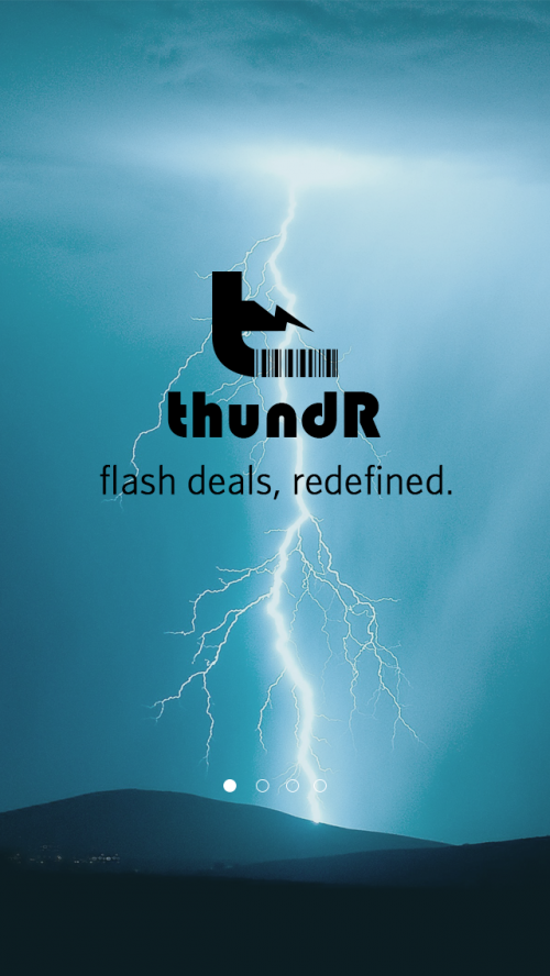 thundR- A personalized one screaming deal a day app'