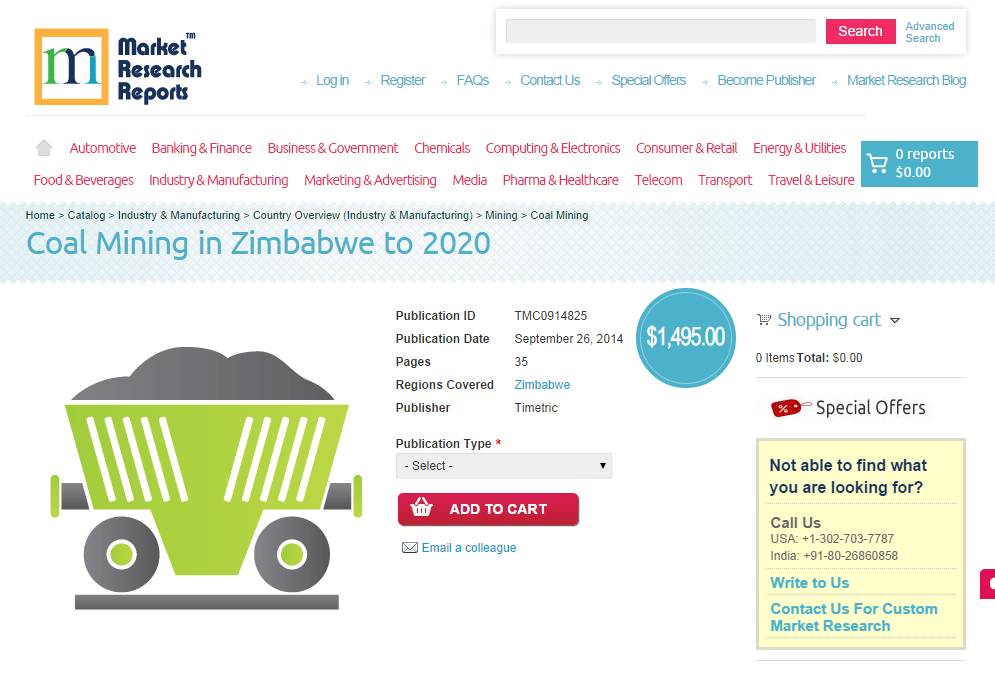 Coal Mining in Zimbabwe to 2020'