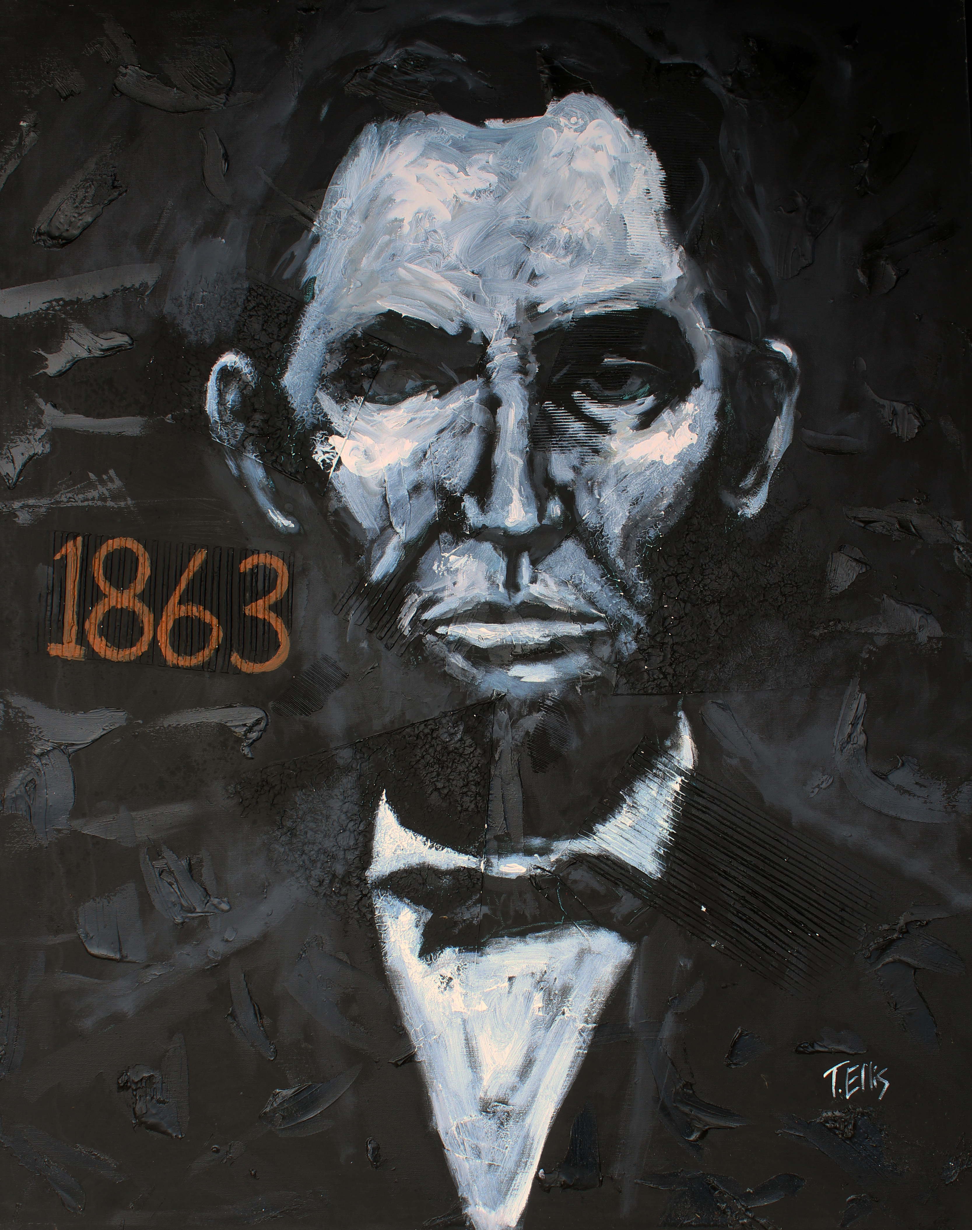 CONTEMPORARY AFRICAN AMERICAN PAINTER TO SELL JUNETEENTH WOR'