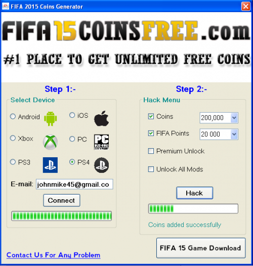 Fifa 15 Free Coins'