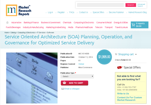Service Oriented Architecture Planning, Operation and Govern'