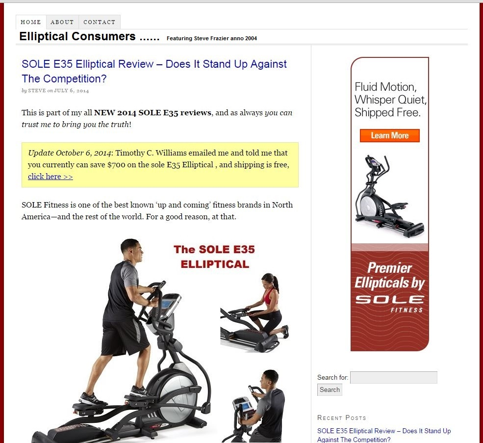 Elliptical Consumers Inc
