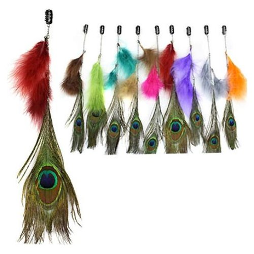 Feather Hair Extensions at HairExtensionCourses.com'