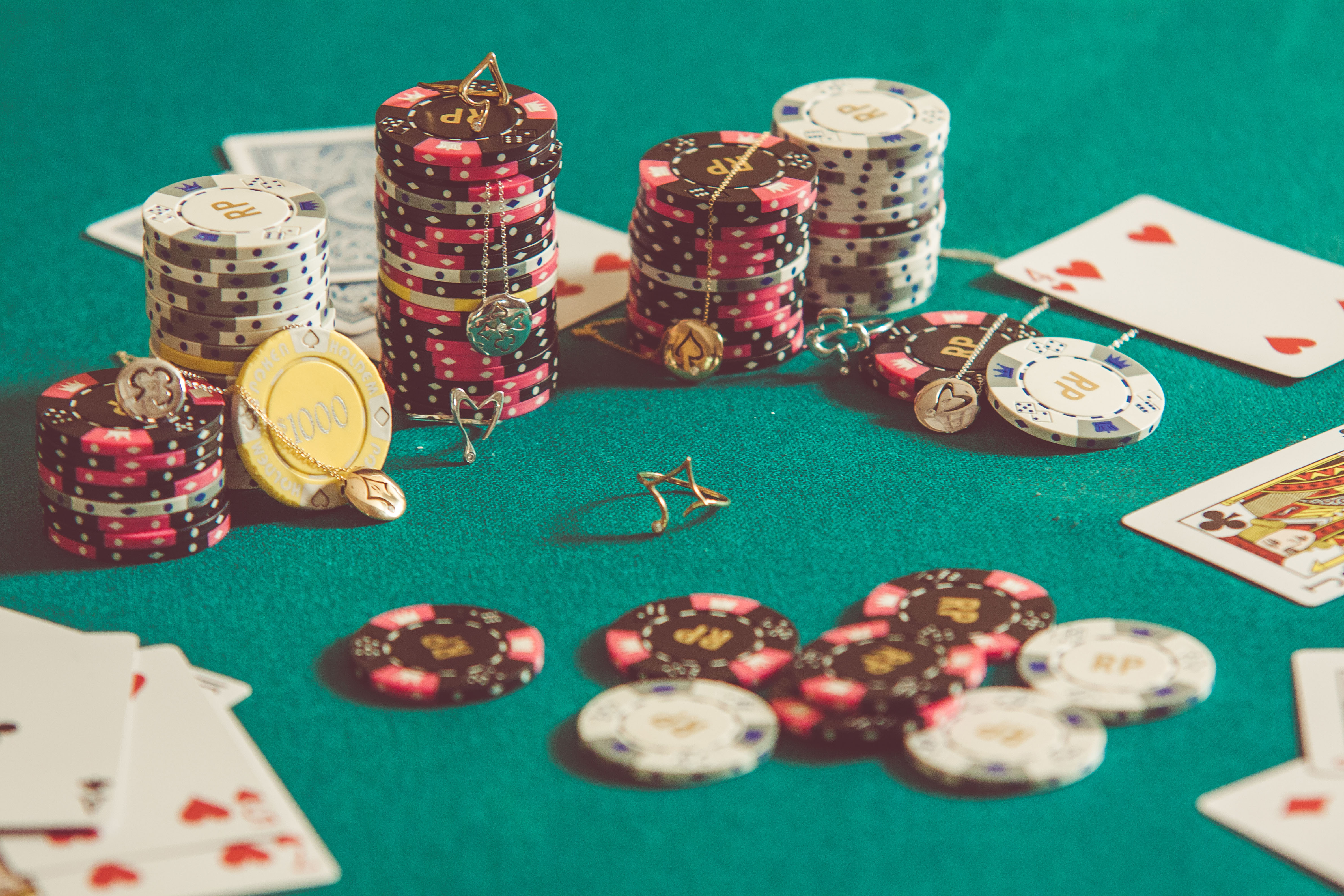 1 of 52- deck of cards based personality jewelry'