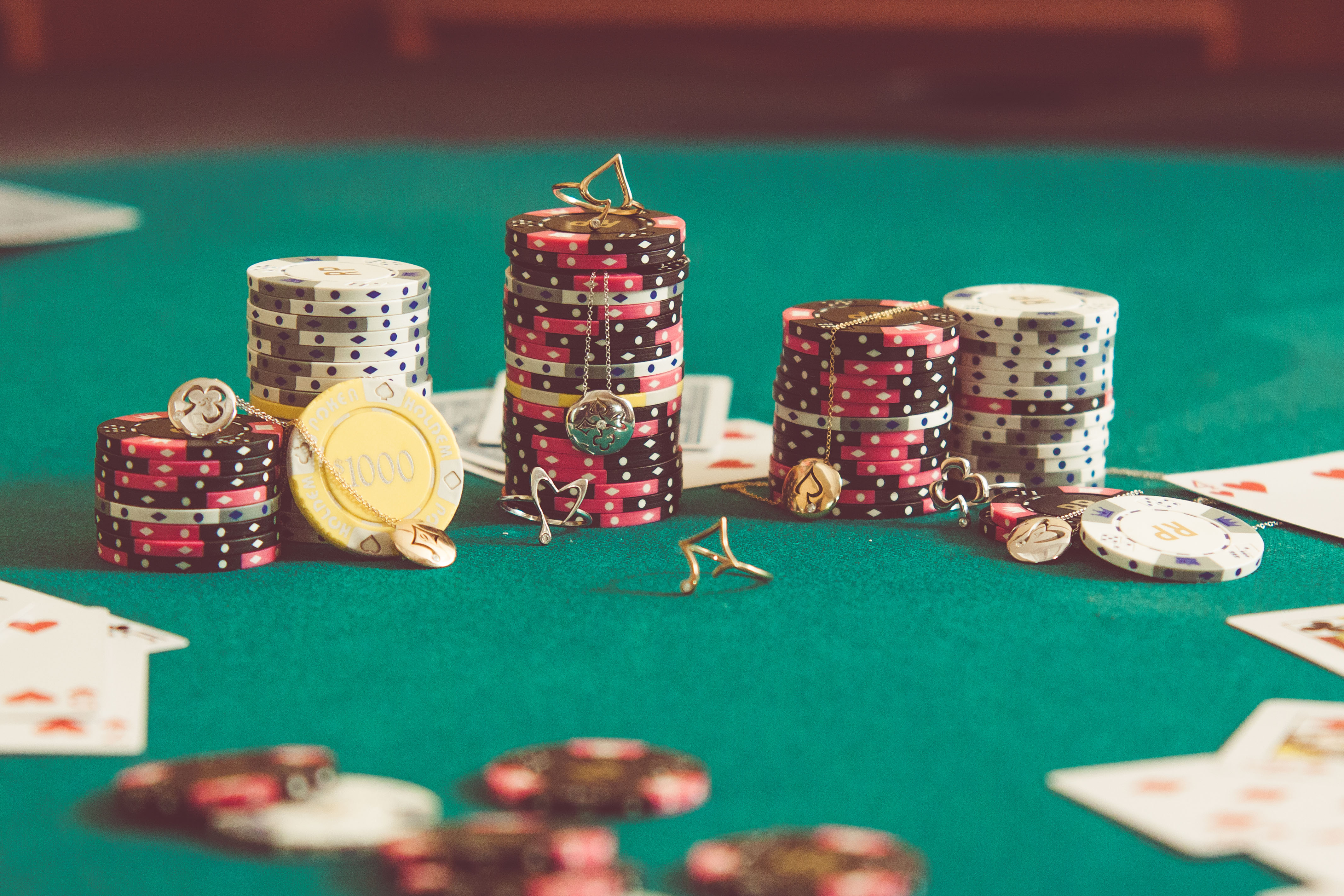 1 of 52- deck of cards based personality jewelry'