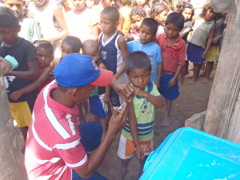 Vaccinations being administered