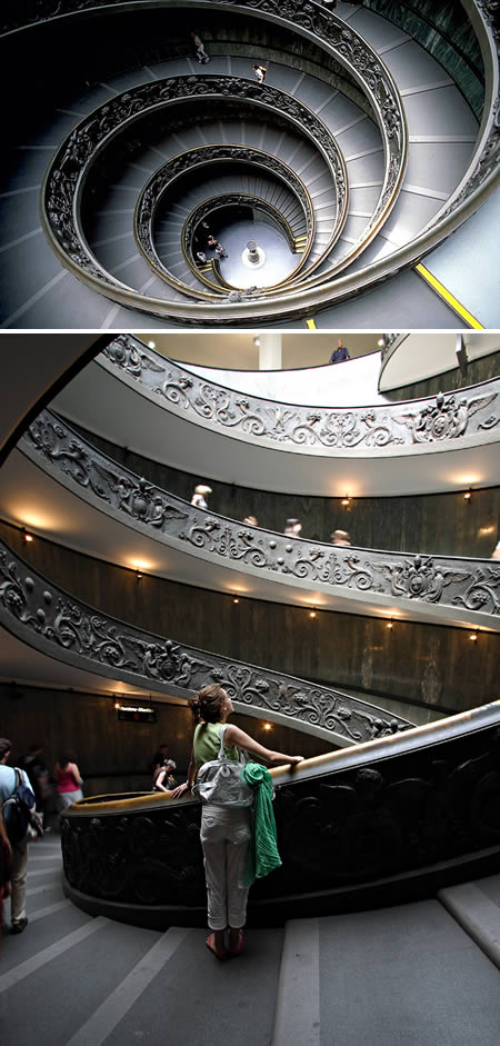 Vatican Museums spiral staircase