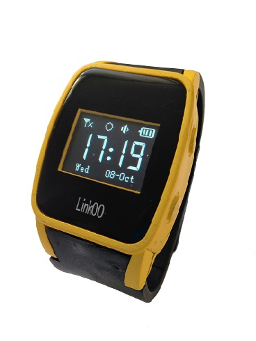 Yellow Linkoo GPS Watch Phone'