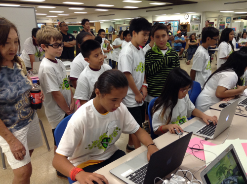 Students Compete in DimensionU 2014 Hawaii Math Games'