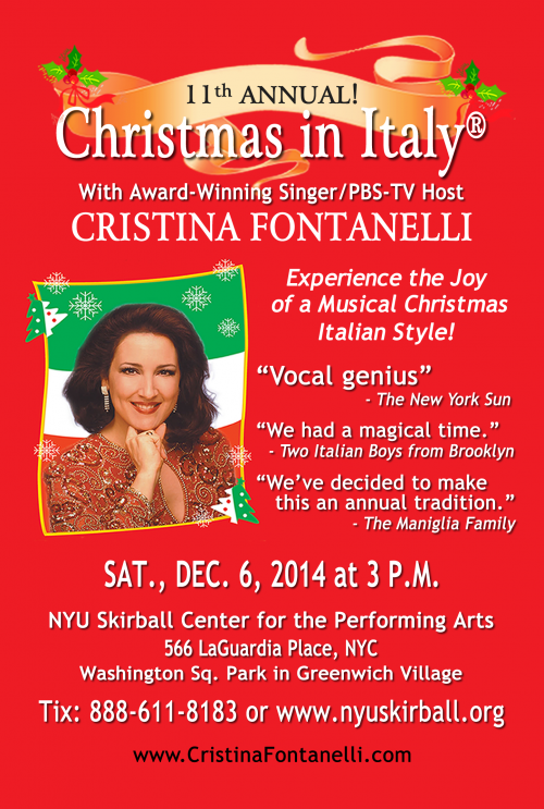 Cristina Fontanelli&#039;s 11th-annual &amp;quot;Christmas i'