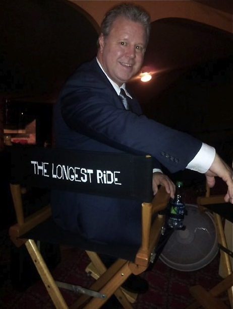 Barry Ratcliffe on the set of &amp;quot;The Longest Ride&amp'