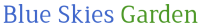 BlueSkiesGarden.com Logo
