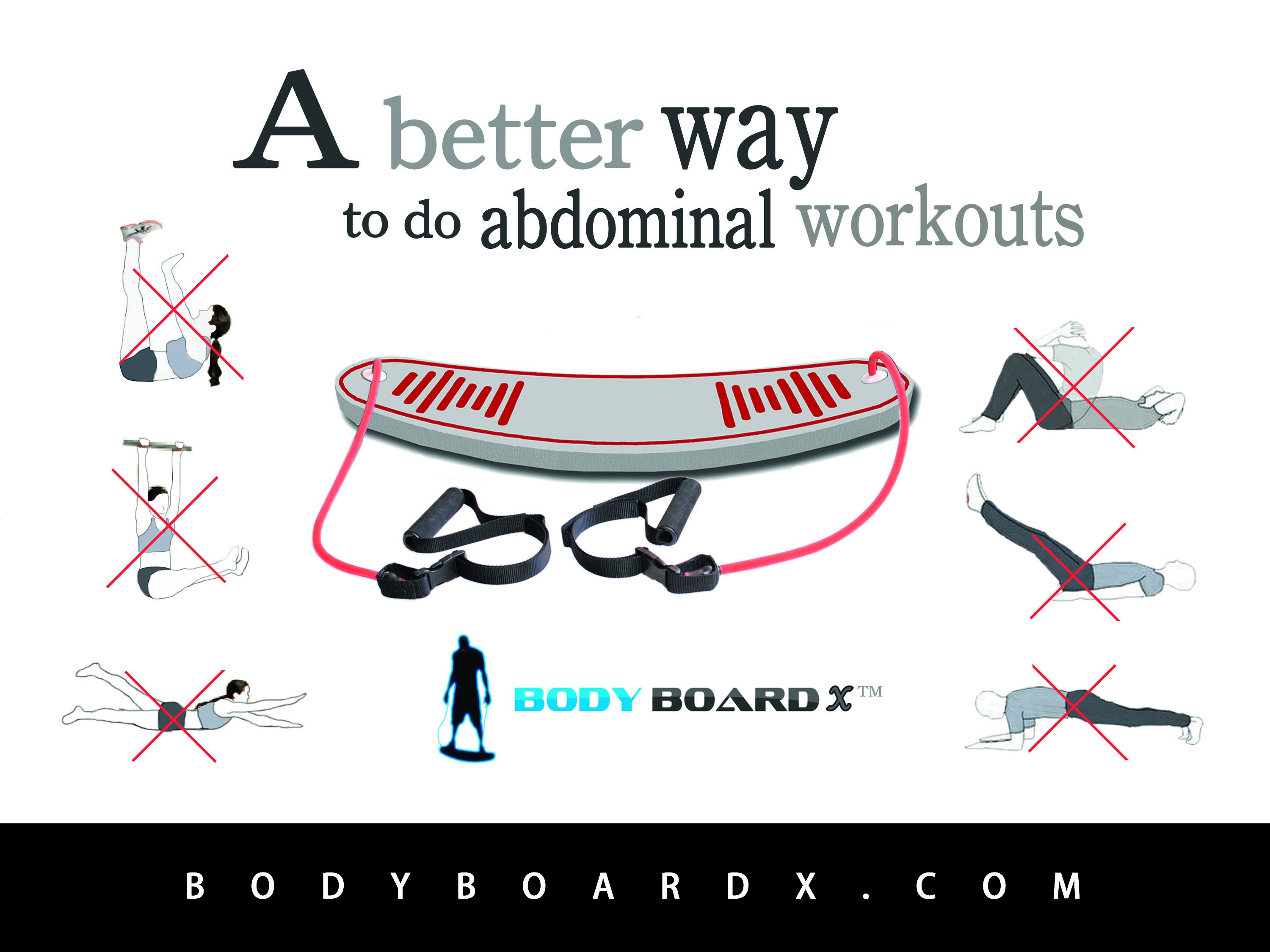 Bodyboard X - Fun Full Body Workout Device