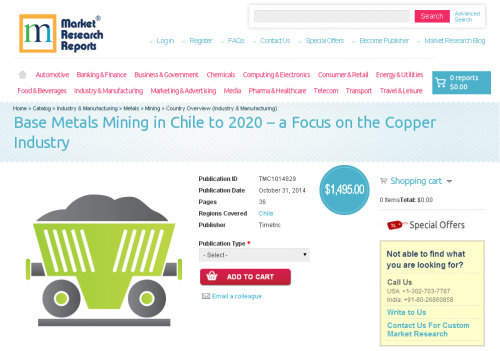 Base Metals Mining in Chile to 2020'