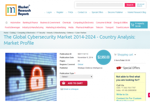 Global Cybersecurity Market 2014-2024 - Country Analysis'