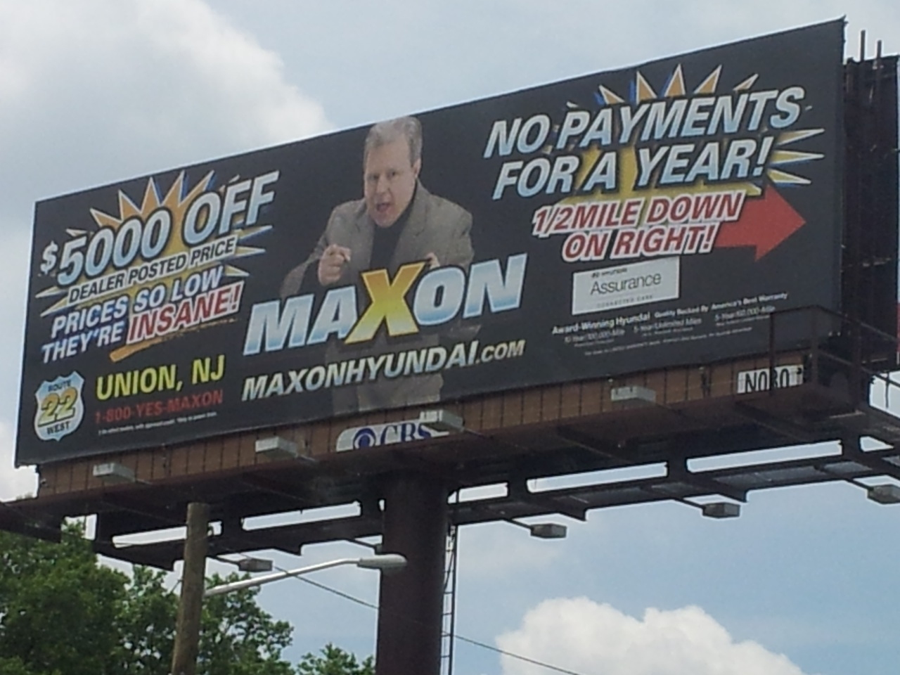 Maxon Hyundai Billboard