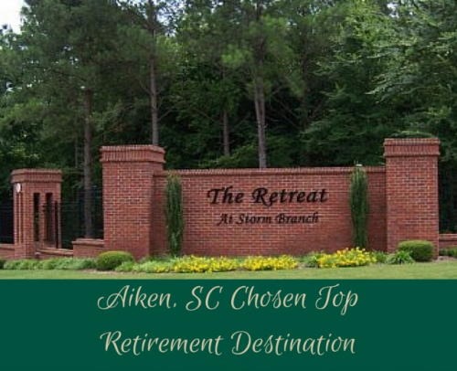 Aiken, SC Chosen Top Retirement Destination'