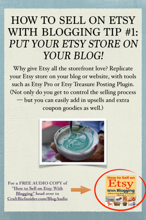 How to Sell on Etsy With Blogging Tips'