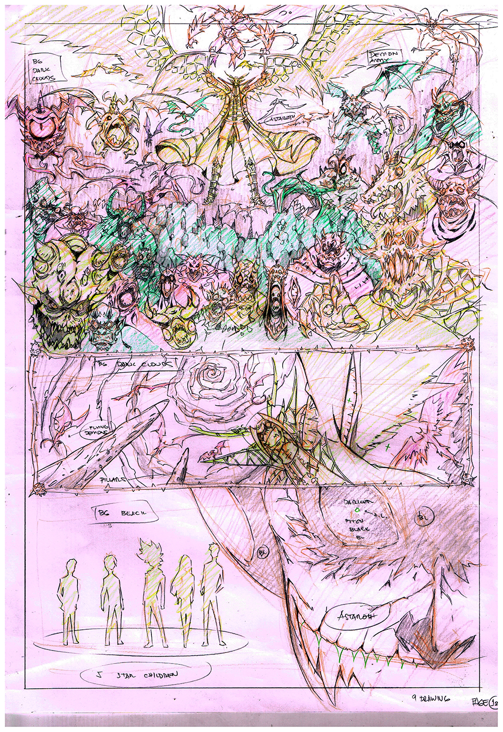 One page of our Manga'