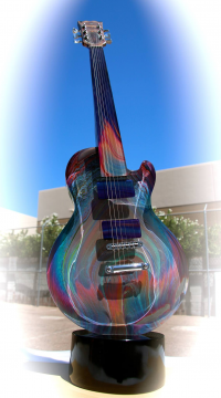 Glass Gibson Guitar Shipped by Craters &amp; Freighters