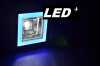 LEDs Cuadrado 24W Efecto 3D (Azul) Tres Funciones 2000lm 300'