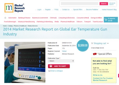 Global Ear Temperature Gun Industry Market 2014'