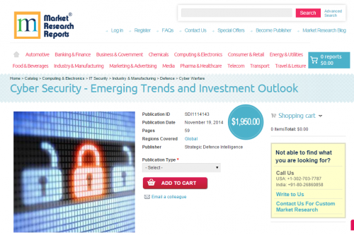 Cyber Security - Emerging Trends and Investment Outlook'