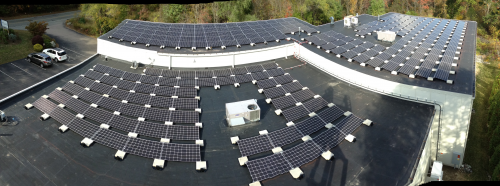 Machine Inc. installed solar energy panel systems'