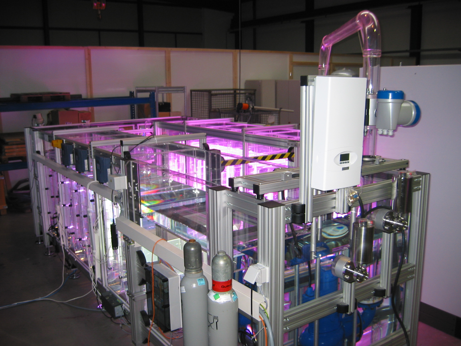 Microalgae reactor plant