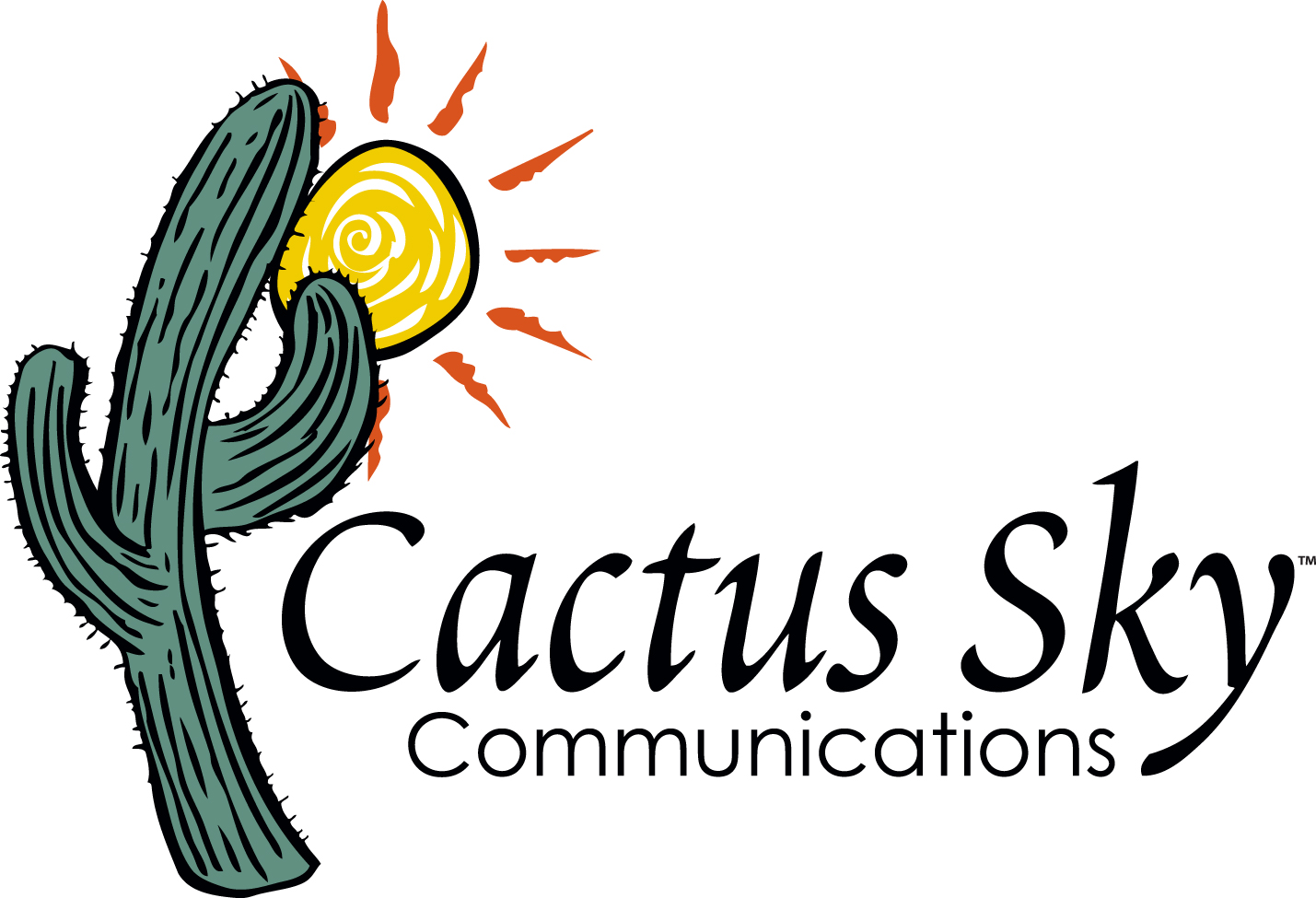 Logo for cactus sky communications'