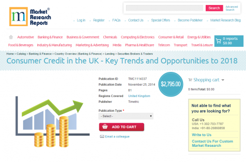 Consumer Credit in the United Kingdom'