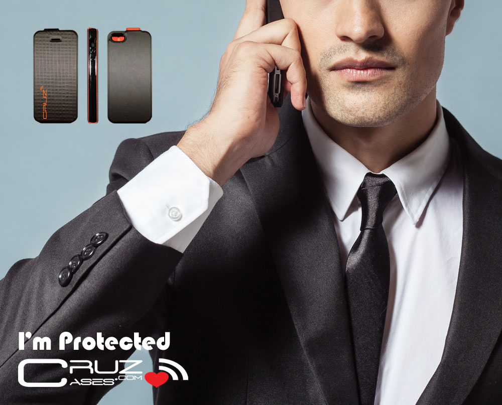 Cruz Cases New Hybrid Smart Phone Case Man'