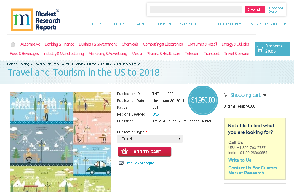 Travel and Tourism in the US to 2018