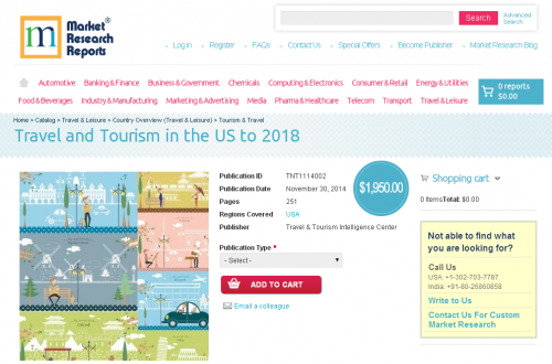 Travel and Tourism in the US to 2018'