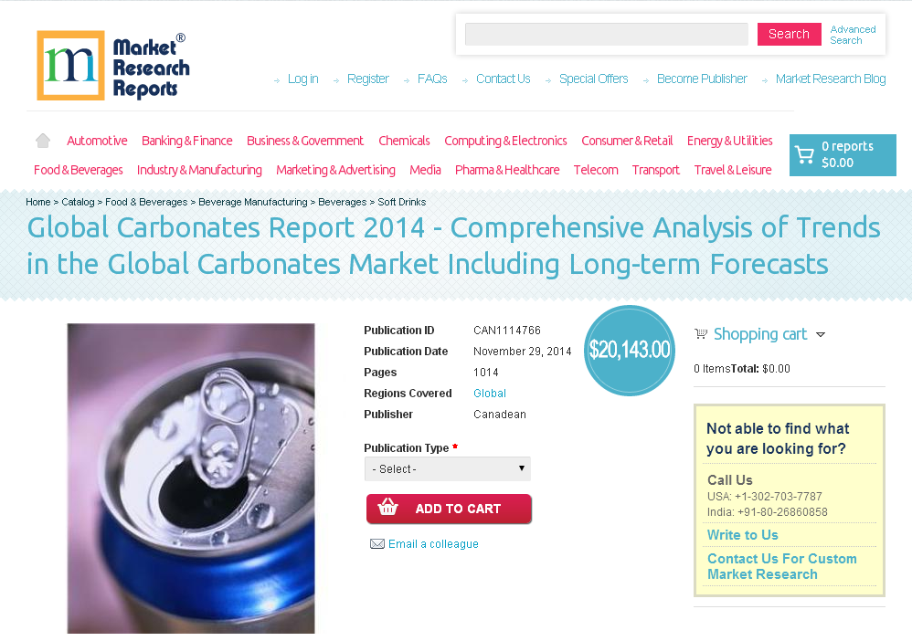 Global Carbonates Report 2014