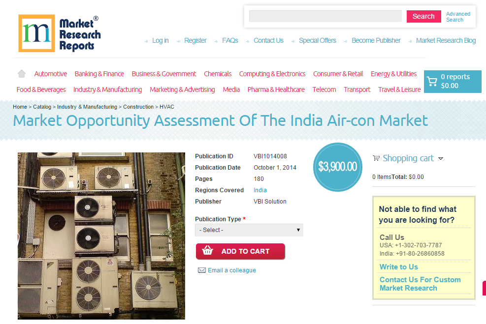 Market Opportunity Assessment of the India Air-con Market