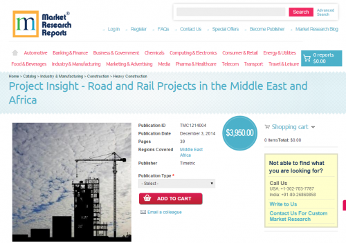 Road and Rail Projects in the Middle East and Africa'