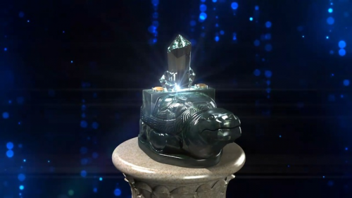 Crystal Back Turtle Desk Lamp'
