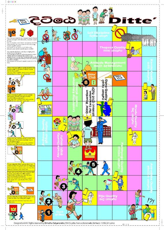 Ditte' Educational Board Game