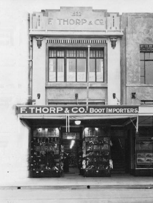 The iconic Thorps building, March 1932