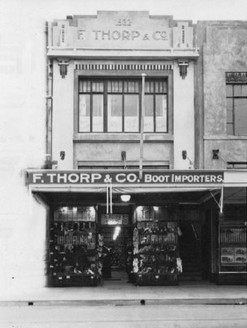 The iconic Thorps building, March 1932'